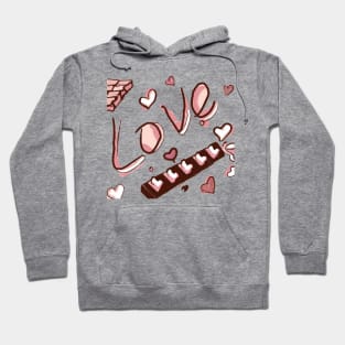 Valentine's  chocolate Hoodie